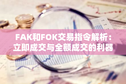 FAK和FOK交易指令解析：立即成交与全额成交的利器