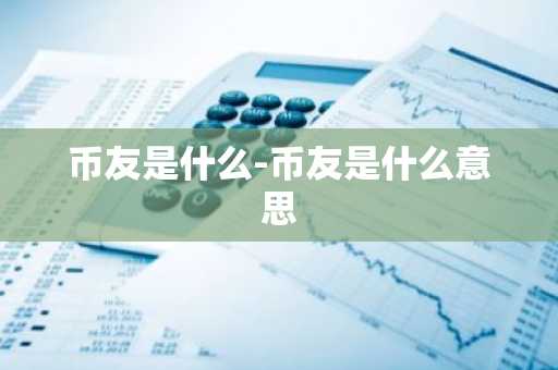 币友是什么-币友是什么意思